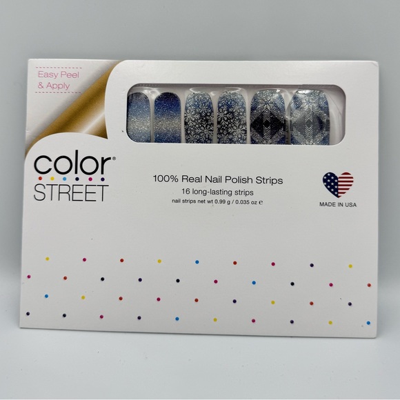 Color Street Easy Peel & Stick Polish Strips “Good Chill To All” - Picture 1 of 4